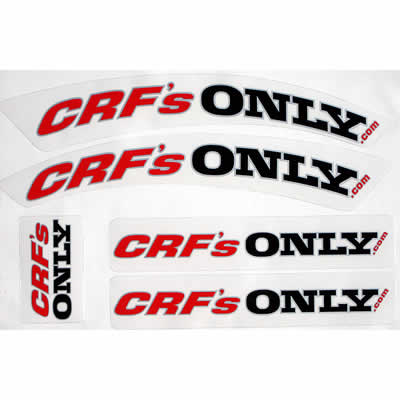 CRF's Only Sticker Kit