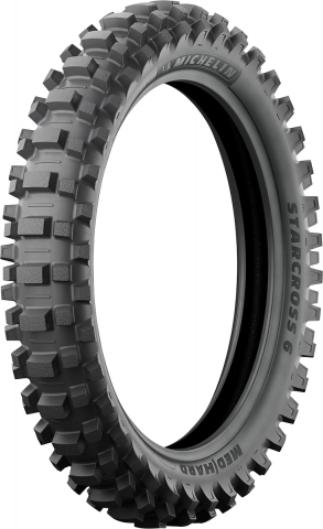 Michelin StarCross 6 Medium Hard Rear Tire 110/100-18 64M 02281