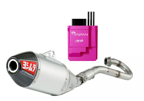 CRF450L/RL'19-25 AIM ECU & YOSHIMURA RS-4 FULL EXHAUST SYSTEM COMBO