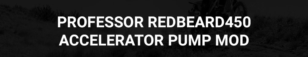 Accelerator Pump Mod