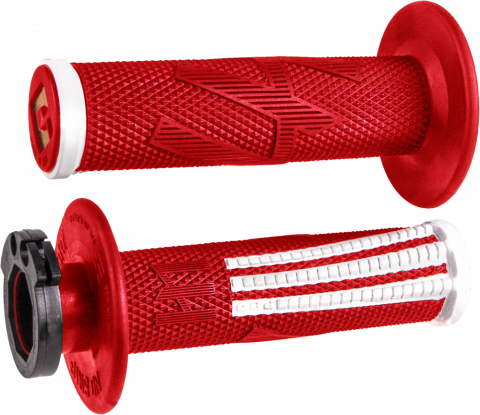 ODI Emig Pro V2 Lock On Grips Red/White