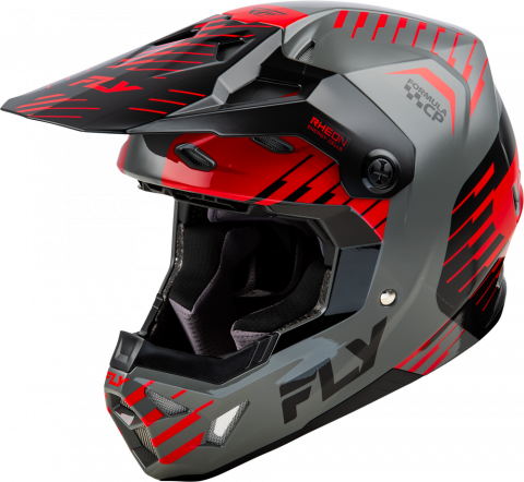 FLY RACING FORMULA CP SLICE HELMET GREY/RED/BLACK