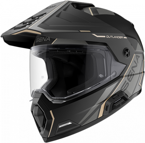 Sena Outlander Smart Helmet Matte Black