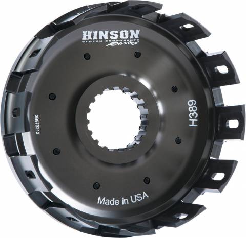 CRF450R'02-07 - Hinson Billet Clutch Basket With Cushions