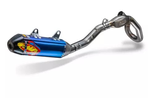 CRF250R'22-24 FMF FACTORY 4.1 RCT TITANIUM ANODIZED FULL SYSTEM W/ CARBON END CAP