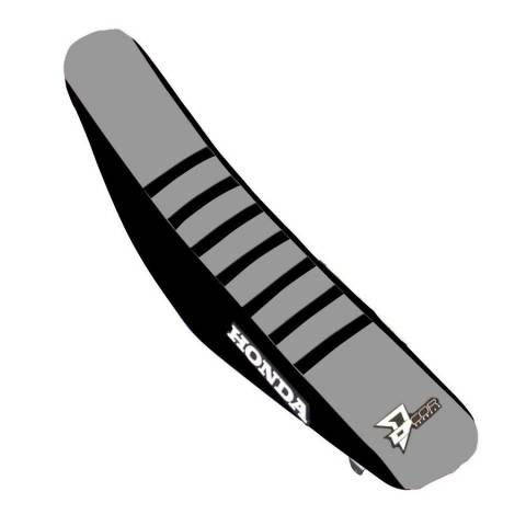 CRF450L/RL'19-26  Seat Cover Black/Grey w/Black Ribs