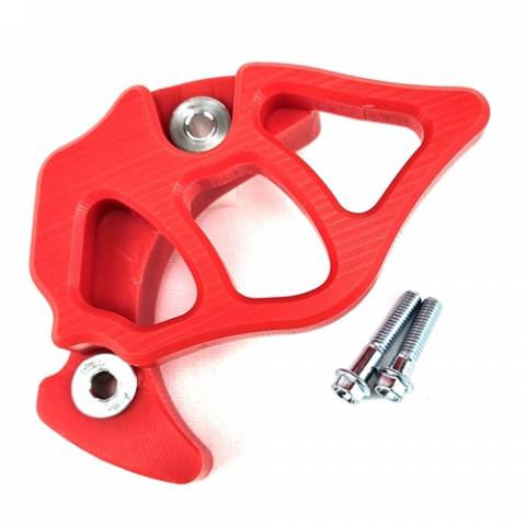 CRF250X'04-17  TM Designworks Case Saver/Sprocket Cover Red