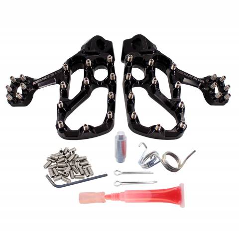CRF150R'07-26 - Fastway EXT Footpegs Black