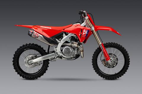 CRF450RX'2025 Yoshimura RS-12 Stainless Full Exhaust, w/ Stainless Muffler