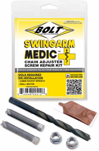 BOLT SWINGARM MEDIC CHAIN ADJUSTER REPAIR KIT