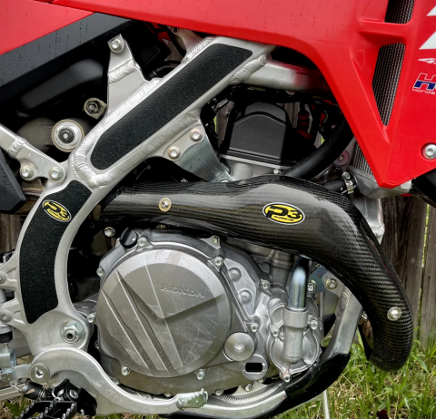 CRF450R/RX'25-26 Carbon Fiber Heat Shield