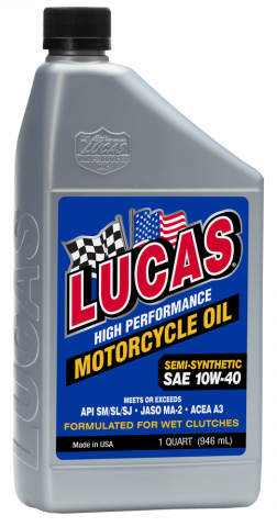 Lucas Oil Semi-Synthetic High Performance Oil 10w40 1QT