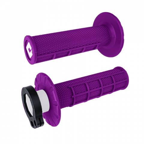 ODI Half-Waffle V2 Lock-On Grips Purple