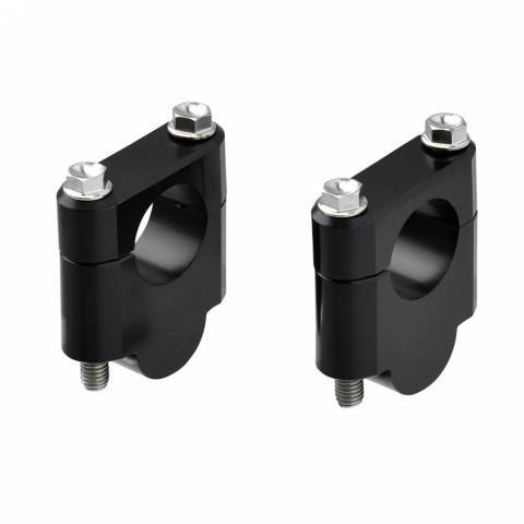 Zeta 7/8ths Handlebar Risers 30MM Black