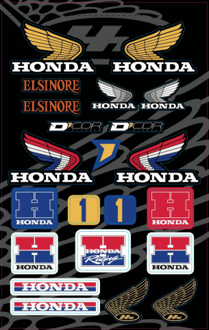 D-COR DECAL SHEET HONDA ELSINORE
