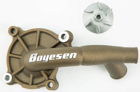 CRF250R/RX'18-26 Boyesen Waterpump Cover & Impeller Kit Magnesium