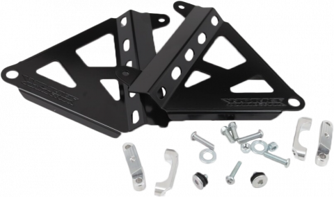 CRF250R'25-26 Works Connection Radiator Braces Black