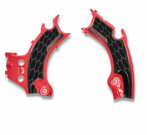 CRF250R'22-24  Acerbis X-Grip Frame Guards Red/Black