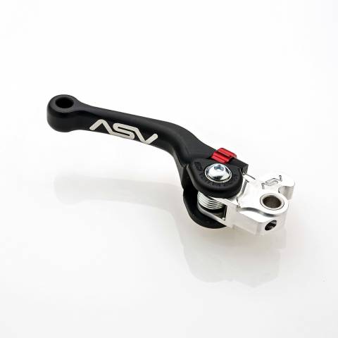 CRF250X'04-17 ASV C6 Brake Lever Black w/Red Dial