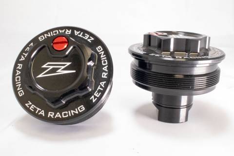 CRF300L Rally 21-25 Zeta Fork Caps Black