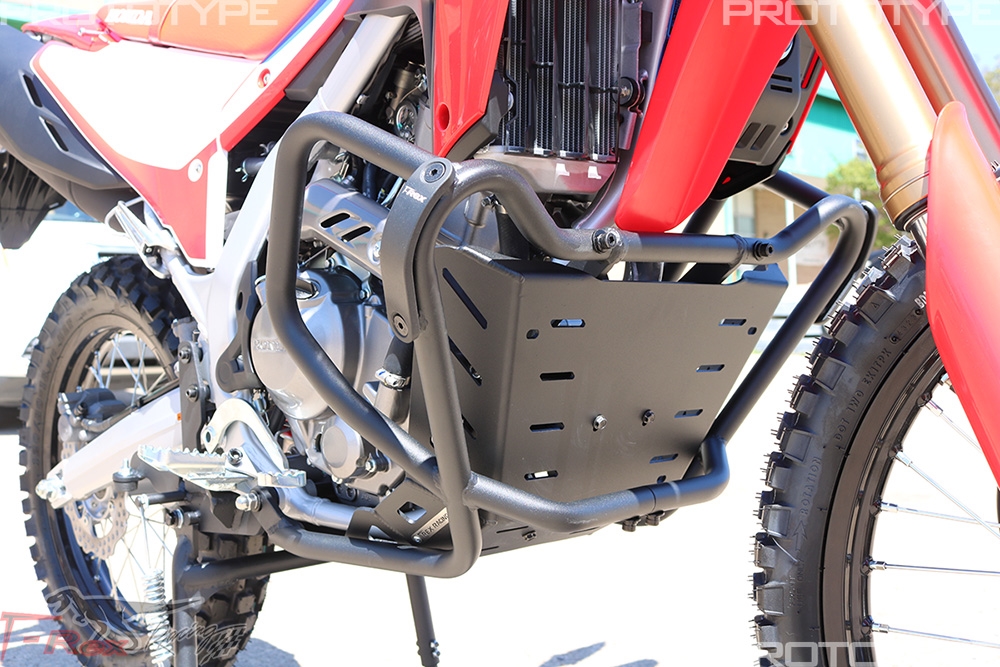 CRF300L Rally'21-26 T-Rex Racing Skid Plate Black Aluminum Full