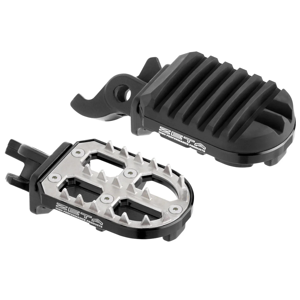 CRF1000L'18-19 - Zeta Adventure Footpegs - Black : CRF's Only