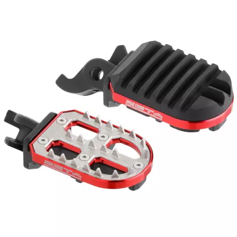 CRF1000L'18-19 - Zeta Adventure Footpegs - Red