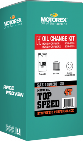 CRF250R/RX'18-26 Motorex Engine Oil Change Kit