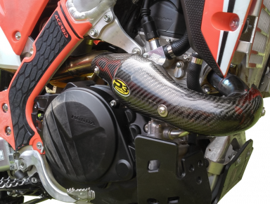 Main image of item: CRF450L/RL'19-25 P3 Carbon Fiber Heat Shield FMF Megabomb