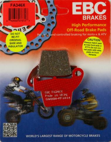 CRF150R'07-26 - EBC Carbon Graphite X Rear Brake Pads