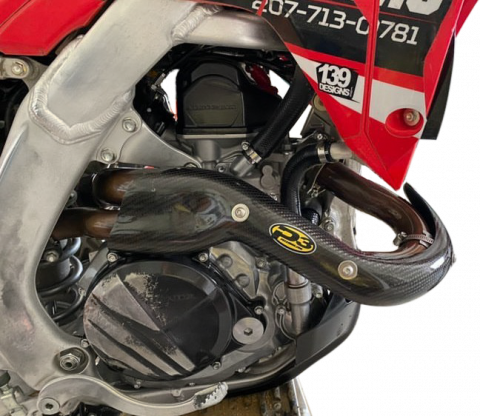 CRF450R/RX'17-20 P3 Carbon Heat Shield Yoshimura RS-9