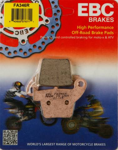 EBC Long-Life Sintered "R" Rear Brake Pads