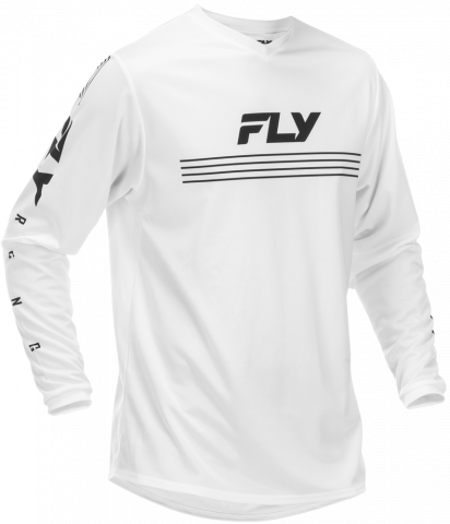 Fly Racing Universal Jersey White/Black