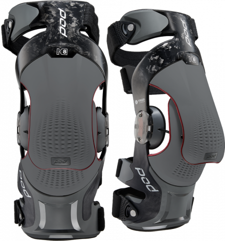 POD K8 3.0 KNEE BRACESCARBON/GRAPHITE PAIR