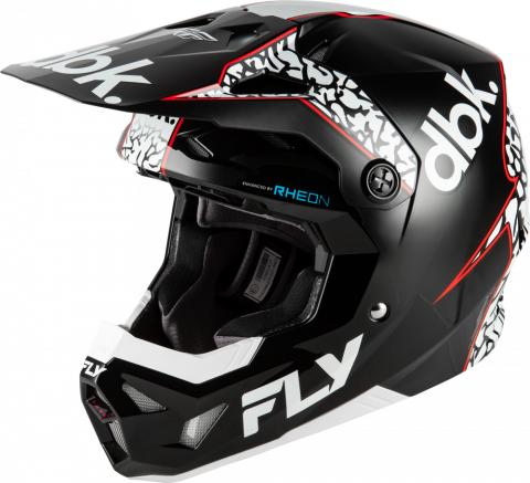 Fly Racing Formula CP Helmet DBK Black/White/Red