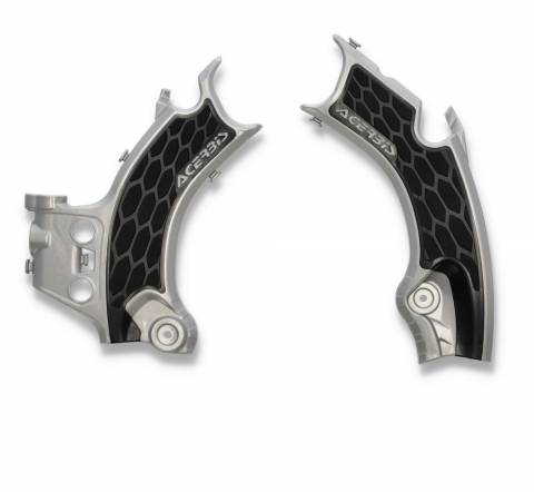 CRF450R'2025 - Acerbis Frame Guards Silver/Black