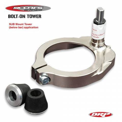 CRF450X'05-17 Scotts Steering Stabilizer Frame Bracket Tower (SUB MOUNT)
