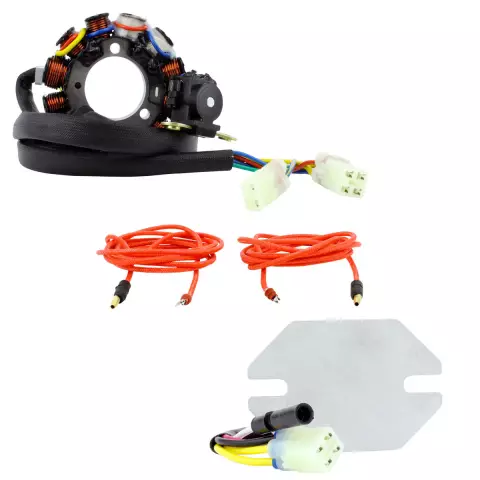 CRF450X'05-17 90W Stator & Regulator AC to DC Conversion Upgrade