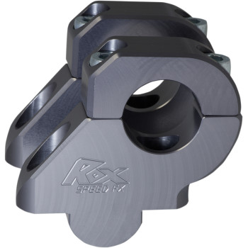 ROX SPEED FX 1-1/2 in. Barback Risers for 1-1/8 in. Handlebars, Gray