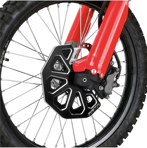 CRF300L'21-27 - ZETA Aluminum Front Disc Guard Black