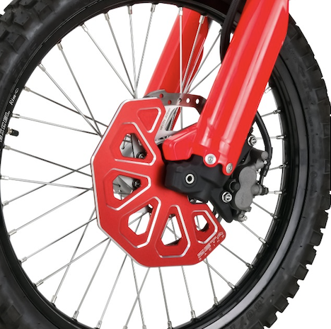 CRF300L'21-27 - ZETA Aluminum Front Disc Guard Red