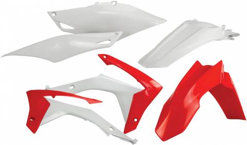CRF250R'14-17  Acerbis Plastics Kit Red/White