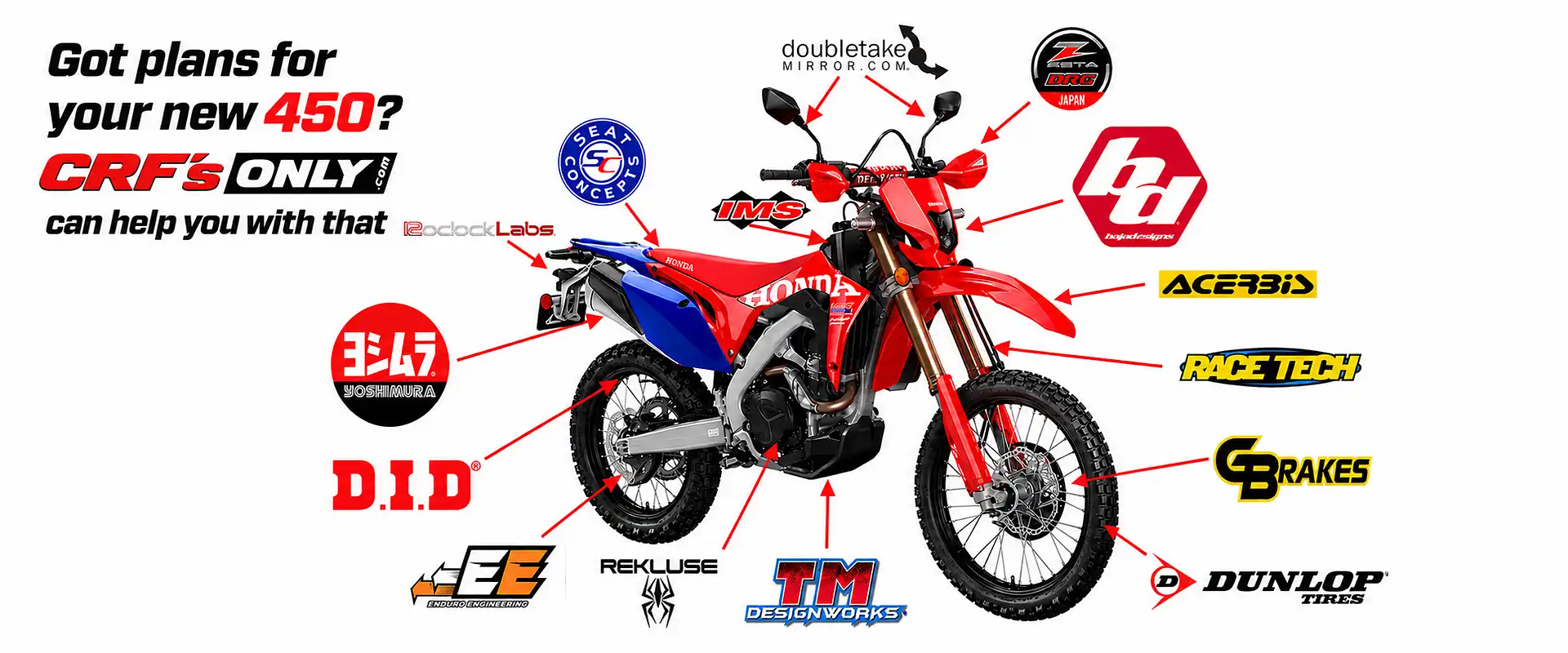 Honda CRF450RL Motorcycle