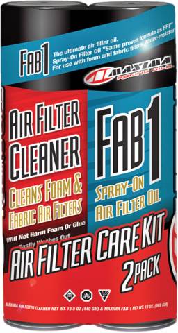 Maxima Air Filter Care Kit - Foam Air Filter Cleaner - Foam Air Filter Oil