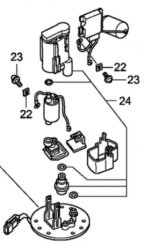 CRF250L'12-16 - Honda Fuel Pump