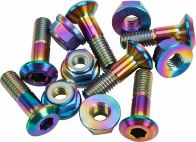 Main image of item: TITANIUM SPROCKET BOLTS 6-PACK