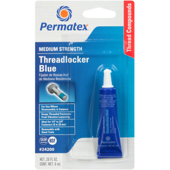Main image of item: Threadlocker Blue 242 Medium Strength