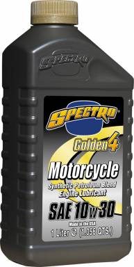 Main image of item: SPECTRO GOLDEN M/C SEMI- SYN 4T - 1 LT