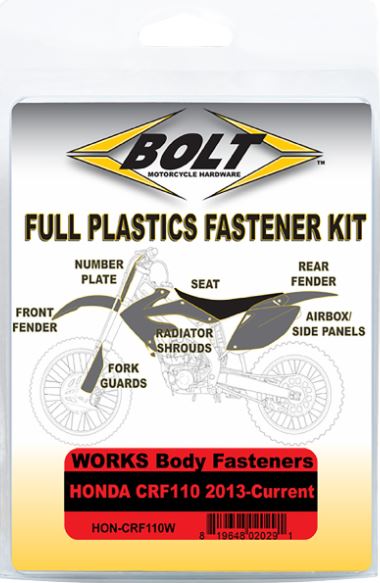 CRF110F'13-24 Body Fastener Kit : CRF's Only