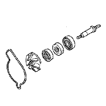 Main image of item: CRF450X'05-17 - OEM Water Pump Rebuild Kit